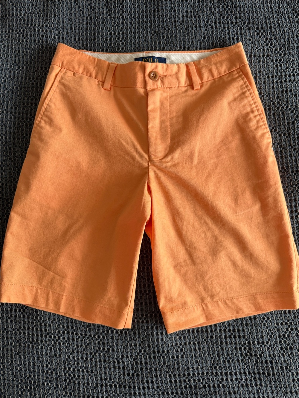 Polo by Ralph Lauren Orange Cotton Chino Shorts